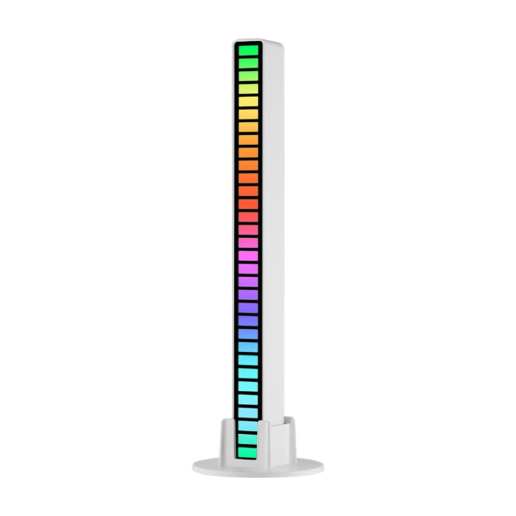 Lumières de rythme RGB contrôlées par le son, Lumières d'ambiance LED réactives à la musique, Rechargeable, Branchable