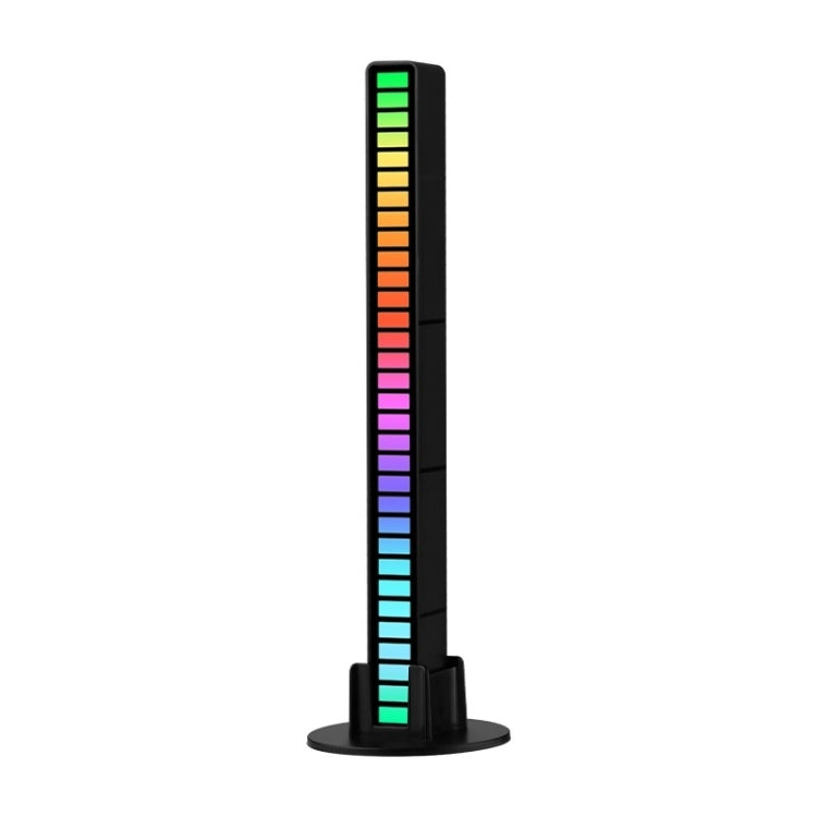 Lumières de rythme RGB contrôlées par le son, Lumières d'ambiance LED réactives à la musique, Rechargeable, Branchable