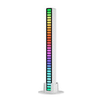 Lumières de rythme RGB contrôlées par le son, Lumières d'ambiance LED réactives à la musique, Rechargeable, Branchable