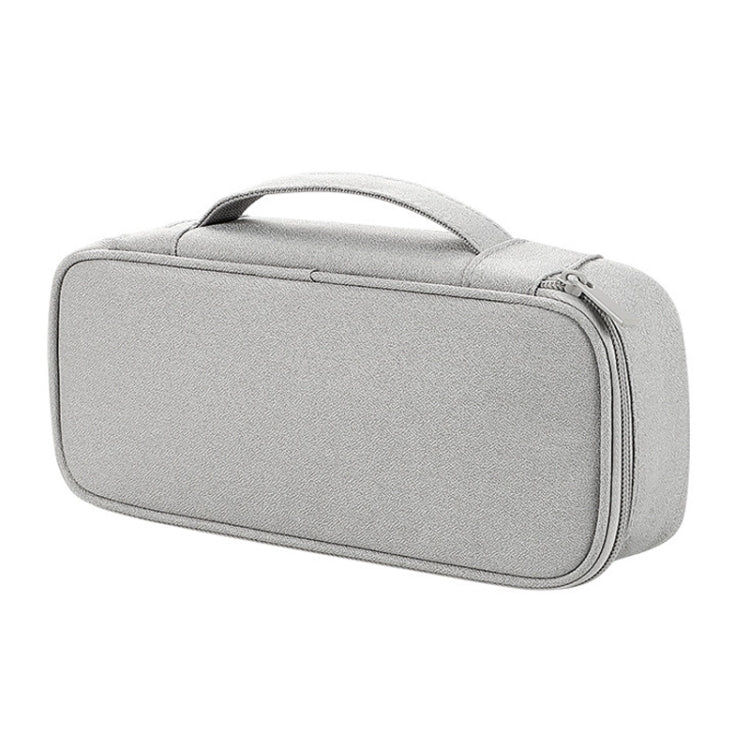 Sac de rangement multifonctionnel étanche et absorbant les chocs pour accessoires numériques SM13, 25x6.5x12cm(Gris), 25x6.5x12cm(Gris foncé), 25x6.5x12cm(Bleu marine), 25x6.5x12cm(Rose), 25x6.5x12cm(Noir)