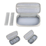 Sac de rangement multifonctionnel étanche et absorbant les chocs pour accessoires numériques SM13, 25x6.5x12cm(Gris), 25x6.5x12cm(Gris foncé), 25x6.5x12cm(Bleu marine), 25x6.5x12cm(Rose), 25x6.5x12cm(Noir)
