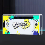 035 pour Nintendo Switch/Solution de protection anti-poussière avec base lumineuse pour écran OLED, Spécifications : Base lumineuse, Transparent, Étiquette blanche, Étiquette noire, Poignée, Jet Warrior, Noble, Gengar