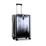 Housse de valise trolley en PVC transparent sans bord, étanche et anti-poussière, 20 pouces, 22 pouces, 24 pouces, 26 pouces, 28 pouces, 30 pouces