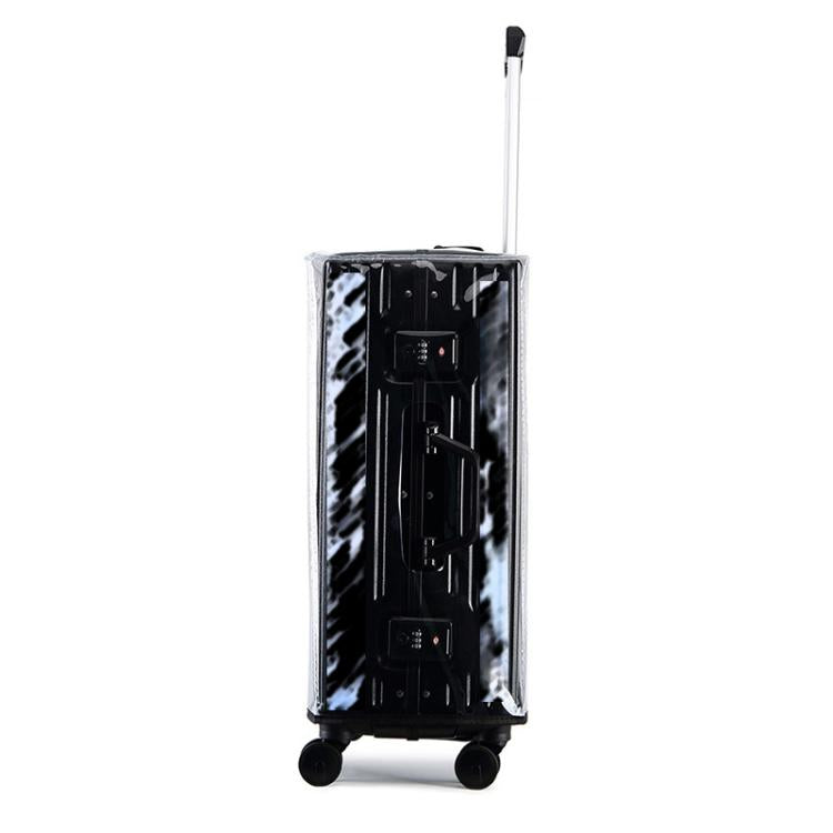 Housse de valise trolley en PVC transparent sans bord, étanche et anti-poussière, 20 pouces, 22 pouces, 24 pouces, 26 pouces, 28 pouces, 30 pouces