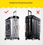Housse de valise trolley en PVC transparent sans bord, étanche et anti-poussière, 20 pouces, 22 pouces, 24 pouces, 26 pouces, 28 pouces, 30 pouces