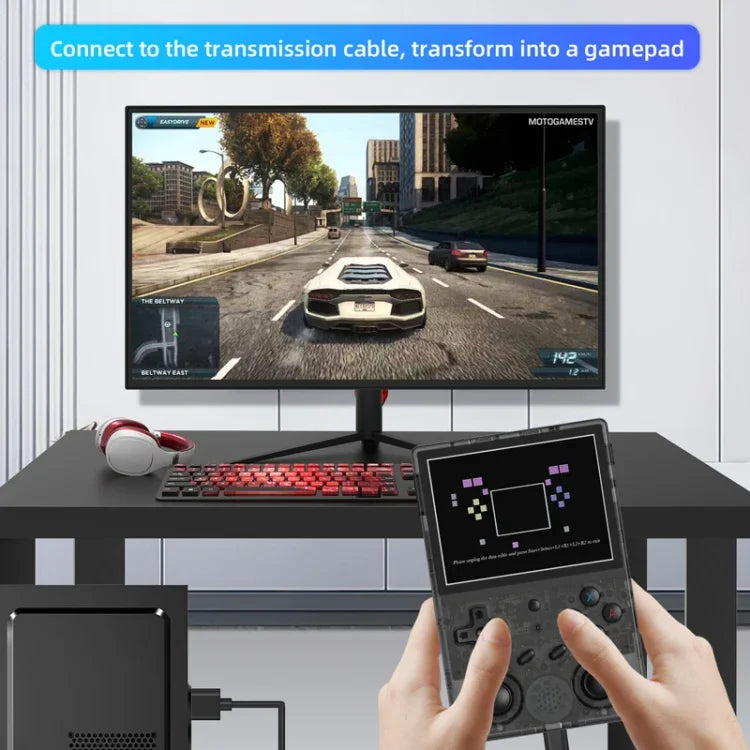 Console de jeu portable sans fil RG353V 3,5 pouces, Android 11, Linux OS (machine seule), 64 Go (15 000 jeux), 128 Go (25 000 jeux), 256 Go (35 000 jeux).