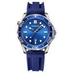 Montre quartz sportive étanche lumineuse 30m BINBOND B2820 pour homme, acier blanc surface noire, acier blanc surface blanche, acier blanc surface bleue, or intermédiaire surface noire, or intermédiaire surface bleue, acier noir surface noire blanche