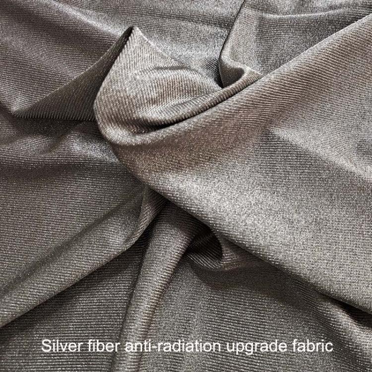 ZDY-1 Tissu en maille de fibre d'argent sterling avec ions d'argent, doux, anti-radiation, antibactérien, pour masque, élastique, taille : 1 mètre carré, 1 mètre carré