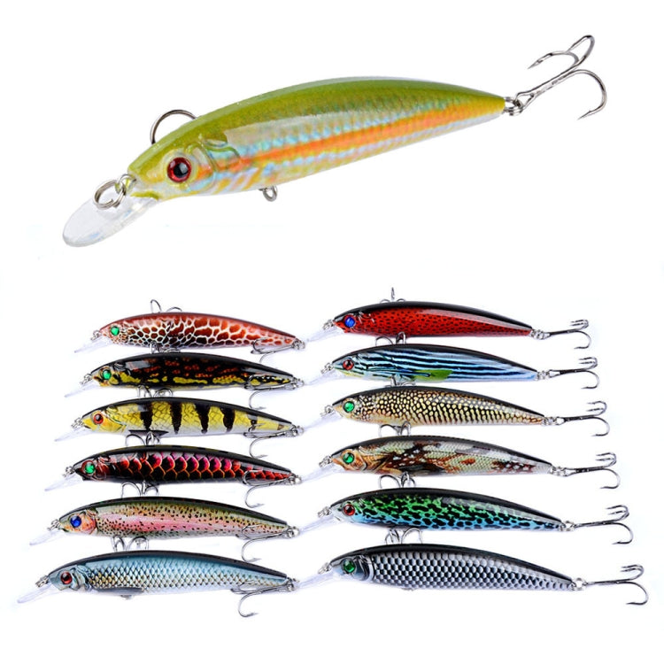 Leurre peint bionique pour pêche LB106 11 cm/11,5 g, appât dur en plastique, numéros 1 à 18