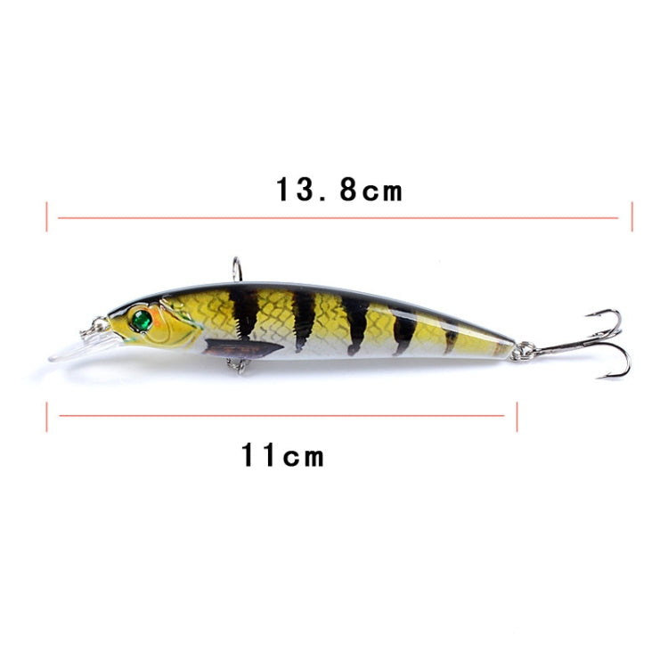 Leurre peint bionique pour pêche LB106 11 cm/11,5 g, appât dur en plastique, numéros 1 à 18
