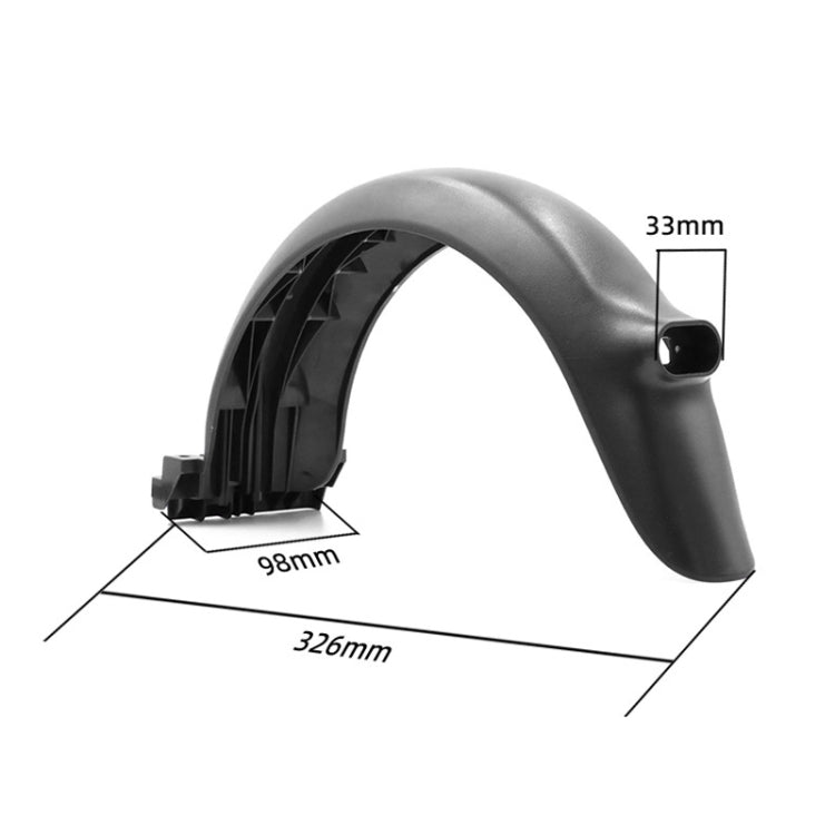 Accessoires pour trottinette électrique Ninebot F30/F40, style : garde-boue arrière, garde-boue arrière + crochet + bande de pression, garde-boue arrière + feu arrière