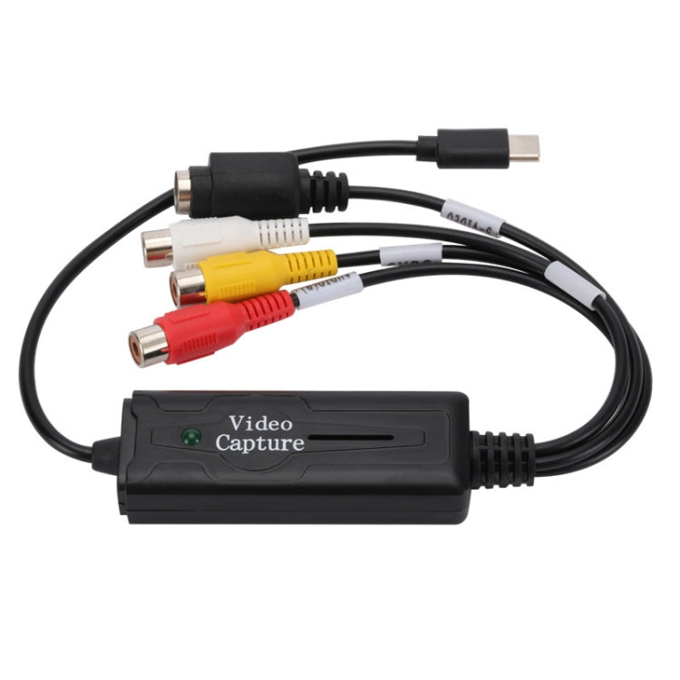 Carte vidéo USB-C/Type-C Convertisseur 1 canal de port USB 3.1 pour moniteur AV de téléphone portable/ordinateur, USB-C/Type-C