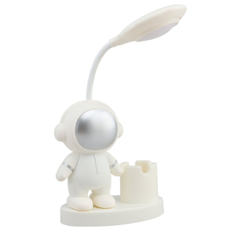 Lampe de Bureau Porte-Crayon Astronaute T509 avec Fonction Taille-Crayon, T509 Blanc, T509 Rose, T509 Bleu