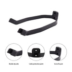 Accessoires pour trottinette électrique Xiaomi M365, garde-boue+support+feu arrière, noir avec clé, noir sans clé