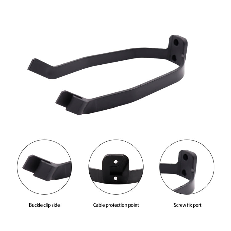 Accessoires pour trottinette électrique Xiaomi M365, garde-boue+support+feu arrière, noir avec clé, noir sans clé