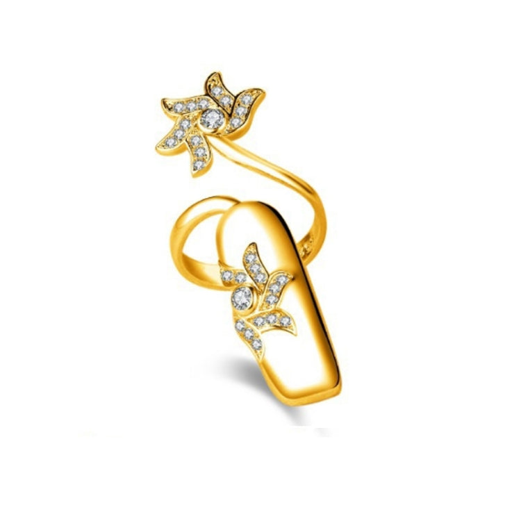 Bague ouverte à ongles en diamant, couleur : or petit doigt, argent index, argent majeur, argent annulaire, argent petit doigt, or index, or majeur, or annulaire, or petit doigt