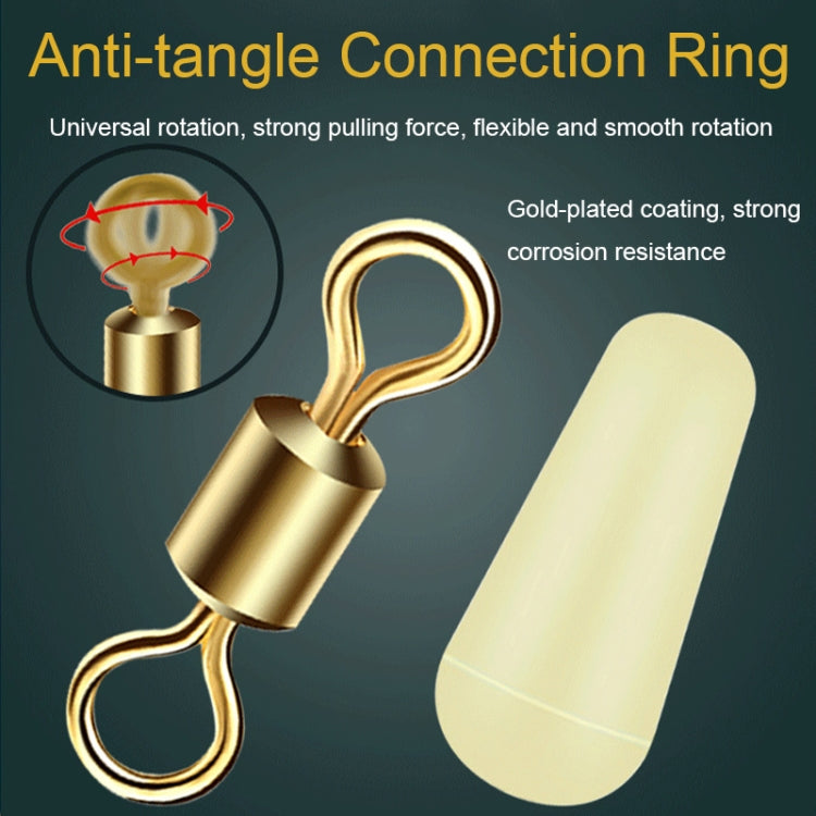 2 pcs Ligne invisible anti-emmêlement pour pêche en extérieur avec échelle, 3,6 m, 4,5 m, 5,4 m, 6,3 m, 7,2 m