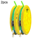 2 pcs Ligne invisible anti-emmêlement pour pêche en extérieur avec échelle, 3,6 m, 4,5 m, 5,4 m, 6,3 m, 7,2 m