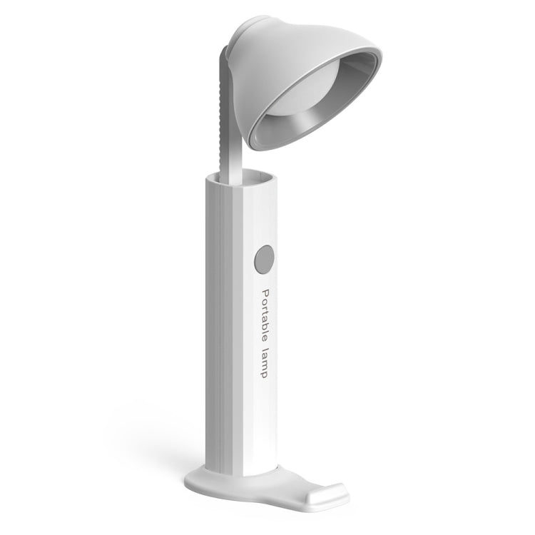 Lampe de bureau pliable rechargeable par USB pour dortoir étudiant