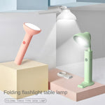 Lampe de bureau pliable rechargeable par USB pour dortoir étudiant