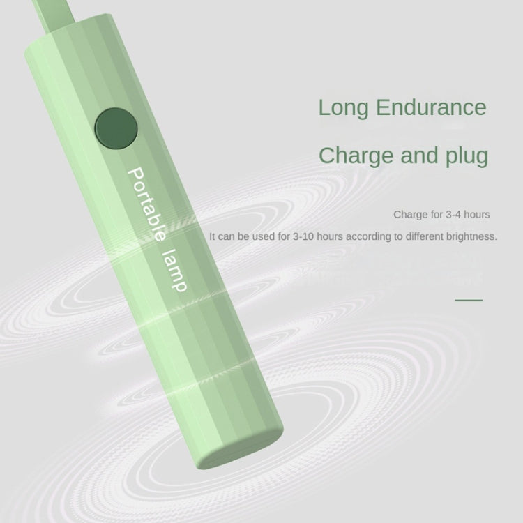 Lampe de bureau pliable rechargeable par USB pour dortoir étudiant
