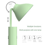Lampe de bureau pliable rechargeable par USB pour dortoir étudiant