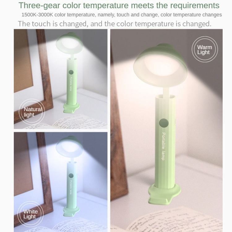 Lampe de bureau pliable rechargeable par USB pour dortoir étudiant