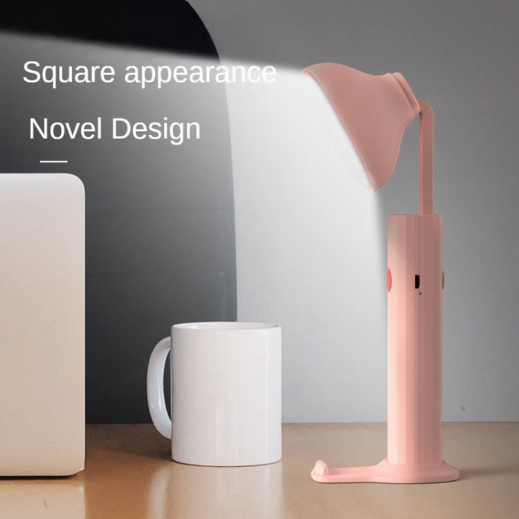 Lampe de bureau pliable rechargeable par USB pour dortoir étudiant