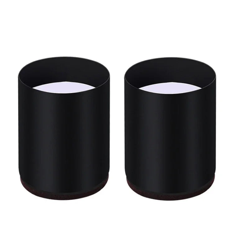 2 pièces / ensemble de pieds rehausseurs en acier carbone pour meubles, styles : rond 4x5cm (noir), rond 4x5cm (marron), rond 6x5cm (noir), rond 6x5cm (marron), rond 6x10cm (noir), rond 6x10cm (marron), carré 4x5cm (noir), carré 4x5cm (marron)