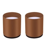2pcs/set Furniture Carbon Steel Wraparound Heightening Foot Pad, Style:, Round 4x5cm (Black), Round 4x5cm (Brown), Round 6x5cm (Black), Round 6x5cm (Brown), Round 6x10cm (Black), Round 6x10cm (Brown), Square 4x5cm (Black), Square 4x5cm (Brown)         ...