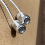 Casque intra-auriculaire VR pour Meta Quest 2 avec écouteurs en aluminium 3,5 mm coudés