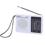 Radio FM AM Portable Rétro BAIJIALI BJL228 à Deux Bandes avec Haut-Parleur Intégré, BJL228 Blanc, BJL228 Noir
