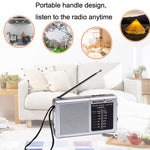 Radio FM AM Portable Rétro BAIJIALI BJL228 à Deux Bandes avec Haut-Parleur Intégré, BJL228 Blanc, BJL228 Noir