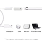 Pour adaptateur de charge de stylet Apple Pencil 1/2, convertisseur de charge de stylet, 8 broches femelle vers femelle, 8 broches femelle vers Type-C/USB-C femelle