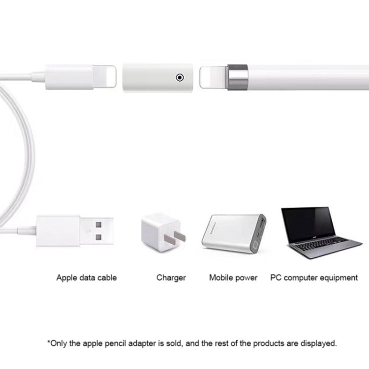 Pour adaptateur de charge de stylet Apple Pencil 1/2, convertisseur de charge de stylet, 8 broches femelle vers femelle, 8 broches femelle vers Type-C/USB-C femelle