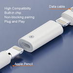 Pour adaptateur de charge de stylet Apple Pencil 1/2, convertisseur de charge de stylet, 8 broches femelle vers femelle, 8 broches femelle vers Type-C/USB-C femelle