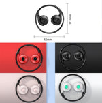 Écouteurs Bluetooth à vibration stéréo à conduction osseuse M1S, M1S noir, M1S rose, M1S rouge, M1S vert