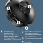 Écouteurs Bluetooth à vibration stéréo à conduction osseuse M1S, M1S noir, M1S rose, M1S rouge, M1S vert