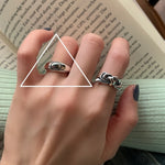 Bague combinée Happy Smile Face Love Wear, J3357, J3520, J2818, J3381, J3456, J1991, J3626, J3610, J3532, J3522, J3427, J3329, J2907, J2942, J3017, J3286, J3284, J2002, J2064