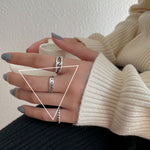 Bague chaîne vintage en argent sterling S925, J238, J1322, J1493, J3347, J3337, J3085, J3153, J3083, J3279, J1771, J1872, J2428, J2429, J1809, J2788, J2651, J2657, J2139, J1997, J2154, J2283, J2285, J1739, J1710, J1716, J1733, J1034, J775, J2665, J2...