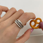 Bague chaîne vintage en argent sterling S925, J238, J1322, J1493, J3347, J3337, J3085, J3153, J3083, J3279, J1771, J1872, J2428, J2429, J1809, J2788, J2651, J2657, J2139, J1997, J2154, J2283, J2285, J1739, J1710, J1716, J1733, J1034, J775, J2665, J2...