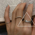 Bague chaîne vintage en argent sterling S925, J238, J1322, J1493, J3347, J3337, J3085, J3153, J3083, J3279, J1771, J1872, J2428, J2429, J1809, J2788, J2651, J2657, J2139, J1997, J2154, J2283, J2285, J1739, J1710, J1716, J1733, J1034, J775, J2665, J2...