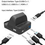 Pour Nintendo Switch / Switch OLED SW300 Convertisseur de diffusion vidéo HDMI avec base de refroidissement et chargeur