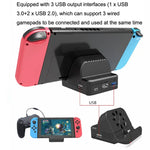 Pour Nintendo Switch / Switch OLED SW300 Convertisseur de diffusion vidéo HDMI avec base de refroidissement et chargeur