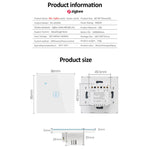 Interrupteur intelligent Tuya ZigBee 40A haute puissance pour chauffe-eau, lumière, climatiseur, minuterie, commande vocale à distance, ZigBee 40A blanc, ZigBee 40A noir