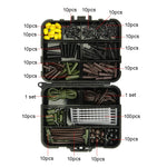 Ensemble d'accessoires de pêche avec émerillons et hameçons, 272 pcs/ensemble