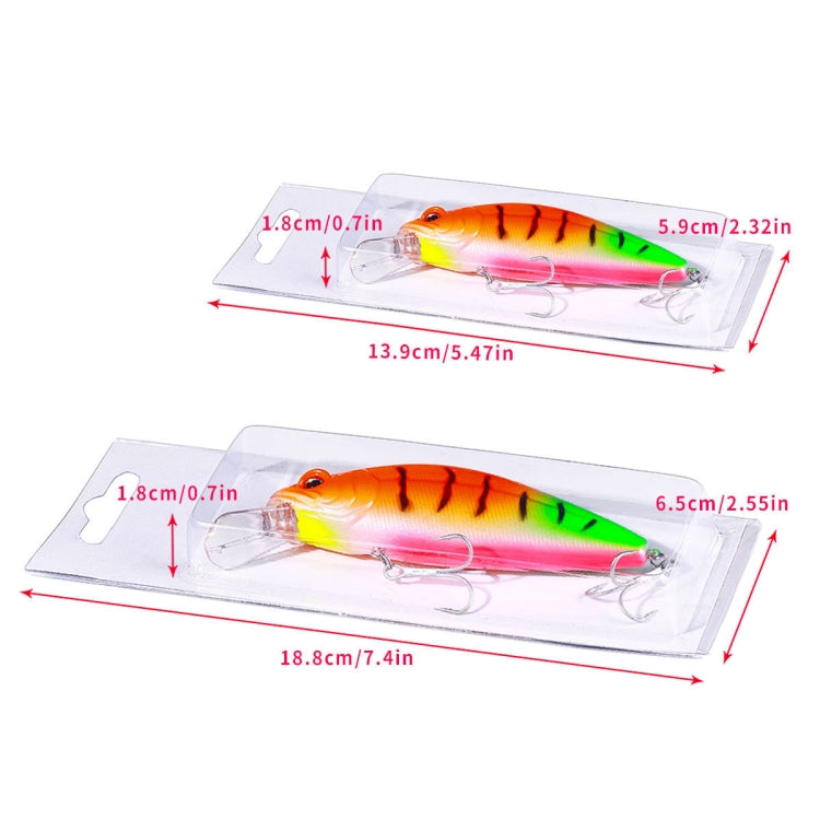 HENGJIA Leurre coulant Minnow pour lancer longue distance, 9,5 cm 15 g, 12 cm 32 g