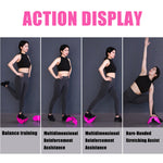 Planche inclinée de fitness pour étirement, pédale de relaxation pour mollets debout, rouge rose, bleu, jaune, noir, rose avec sangle pour pied, bleu avec sangle pour pied, violet avec sangle pour pied