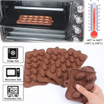 Moule en silicone de 15 mini-œufs de Pâques colorés pour chocolat