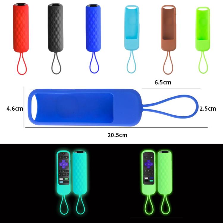 Pour TCL Roku 3600R/3900/Voice RCAL7R 2 coques en silicone pour télécommande